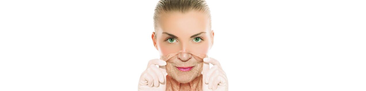Processen för föryngring av huden i ansiktet och kroppen