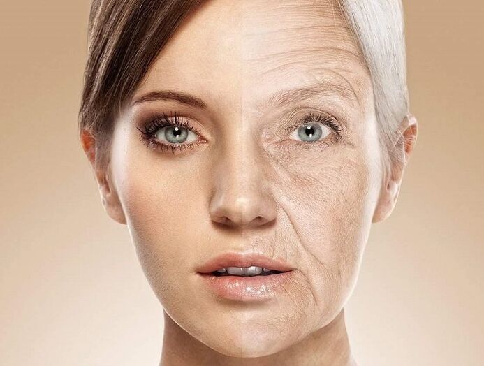 ansiktshud före och efter laserföryngring