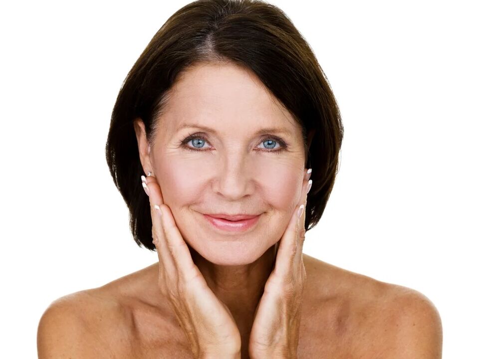 föryngring av ansiktshuden efter 35 år - anti-aging cream Brilliance SF